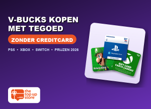 V-Bucks kopen met PlayStation-, Xbox- of Nintendo-tegoed